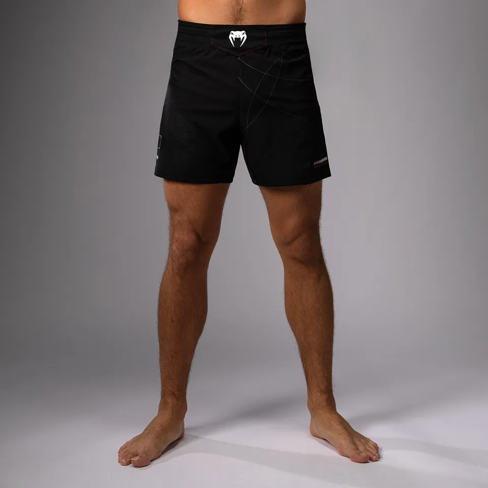 venum-tactical-xt-fightshorts-herren-schwarz-feuerrot-lang-geschnitten image 1