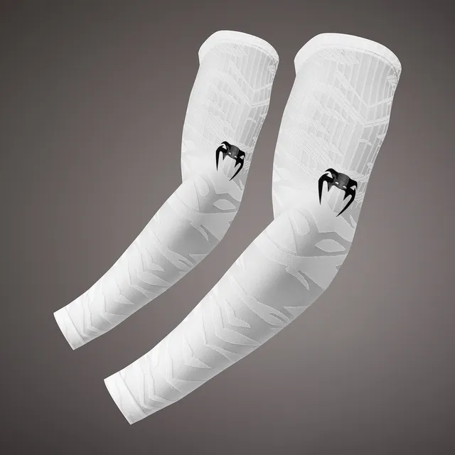 venum-elite-armsleeves-kompressions-rmel-wei-schwarz-2er-pack image 1