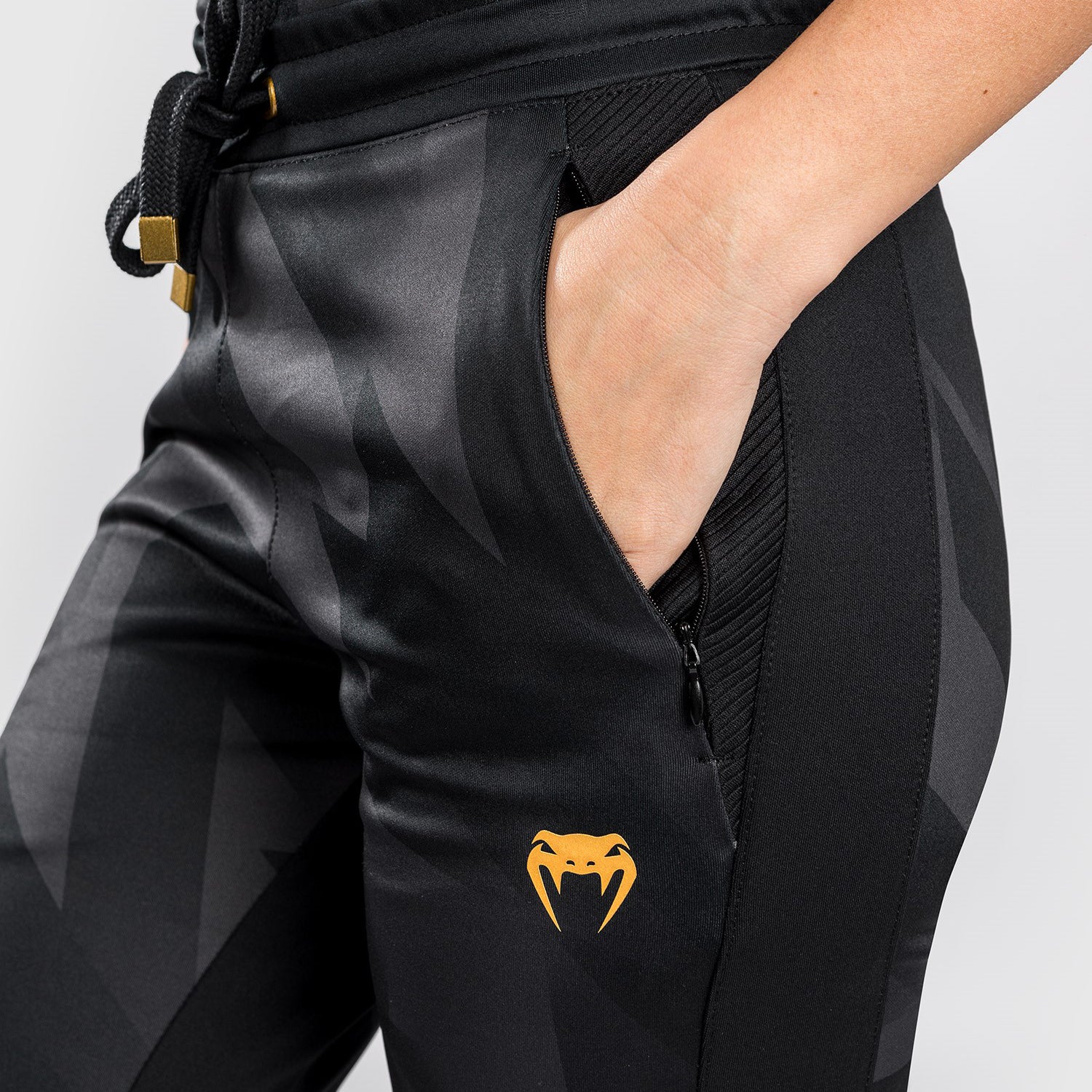 venum-razor-jogginghose-f-r-damen-schwarz-gold image 3