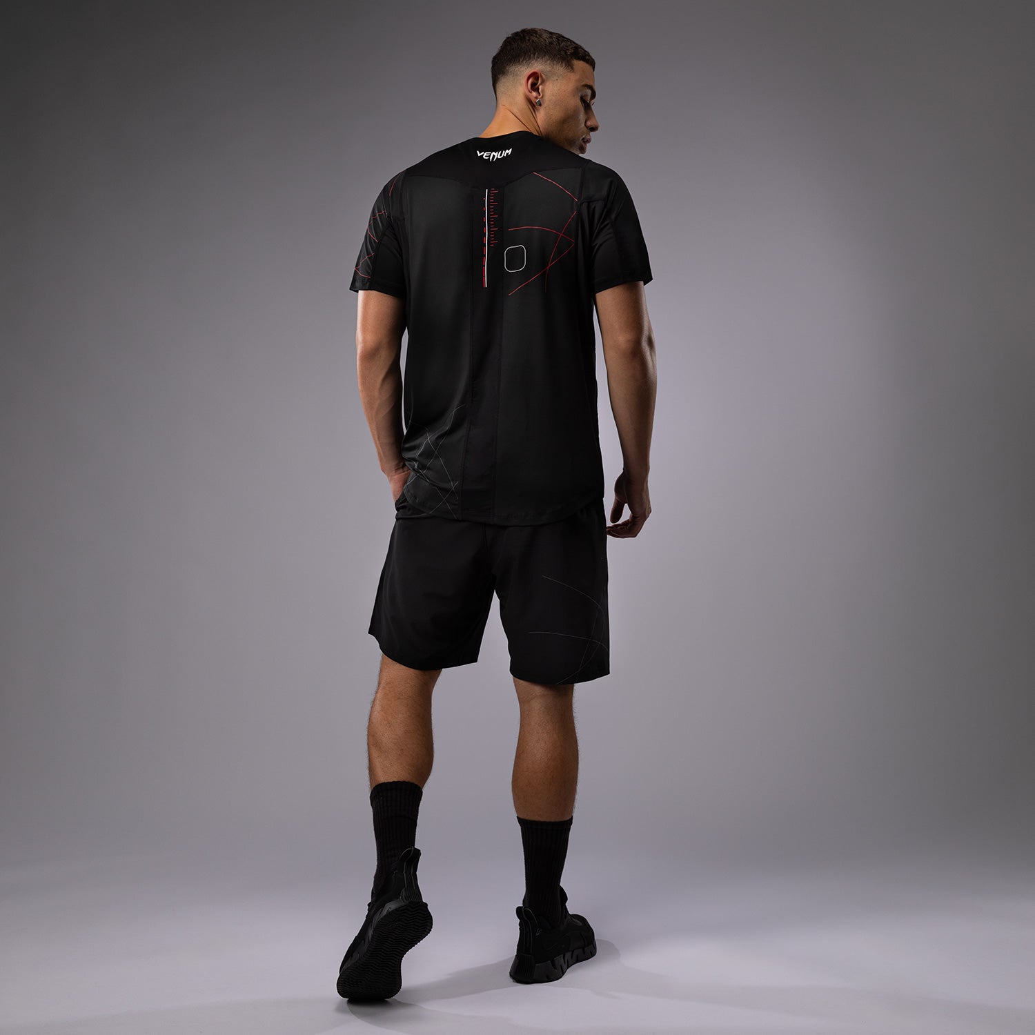 venum-tactical-xt-herren-dry-tech-t-shirt-schwarz-rot image 3