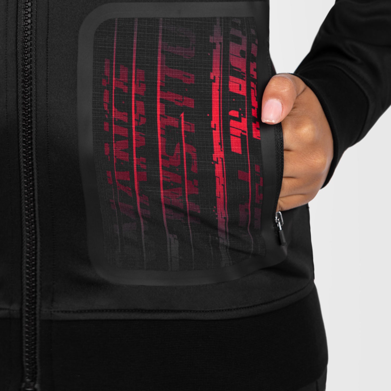 ufc-venum-performance-institute-2-0-zip-hoodie-damen-schwarz-rot image 6