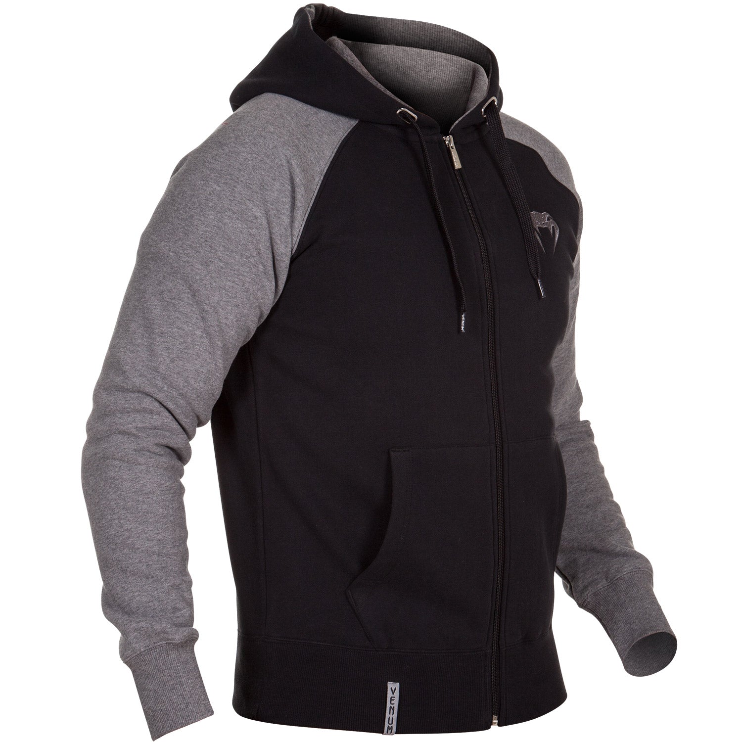 venum-contender-kapuzenpullover-gris-schwarz-herren-hoodie image 3