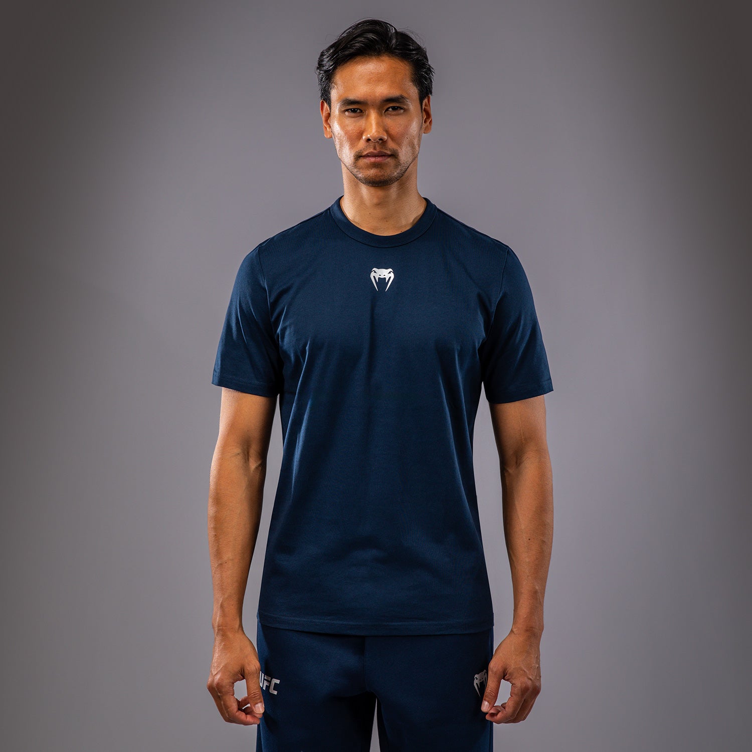venum-ufc-fusion-fight-week-kurzarm-t-shirt-herren-solid-ozeanisches-blau image 1
