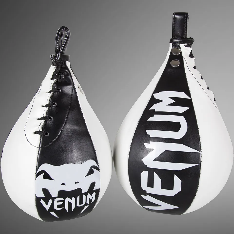 venum-speed-bag-boxbirne-skintex-leder-schwarz-ice image 1