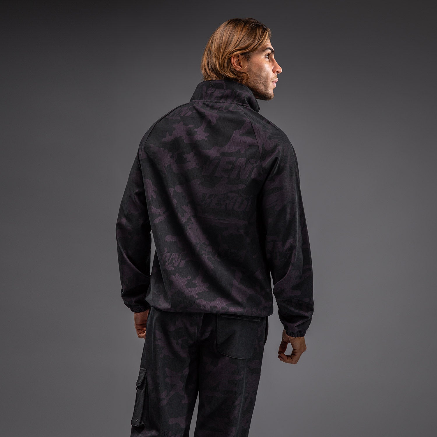 venum-trooper-trainingsanzug-jacke-herren-schwarz-lila image 3