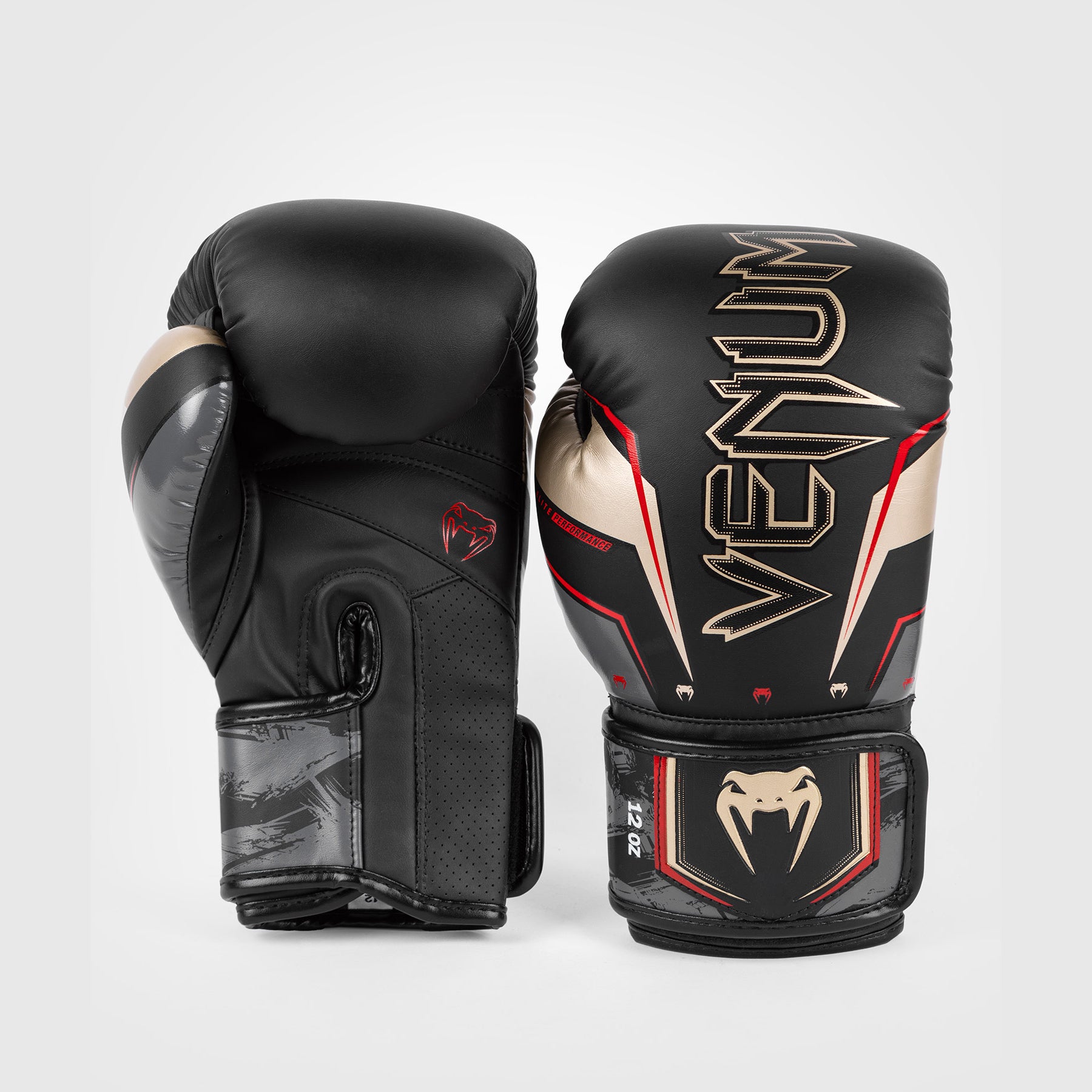 venum-elite-evo-boxhandschuhe-schwarz-gold-rot image 1
