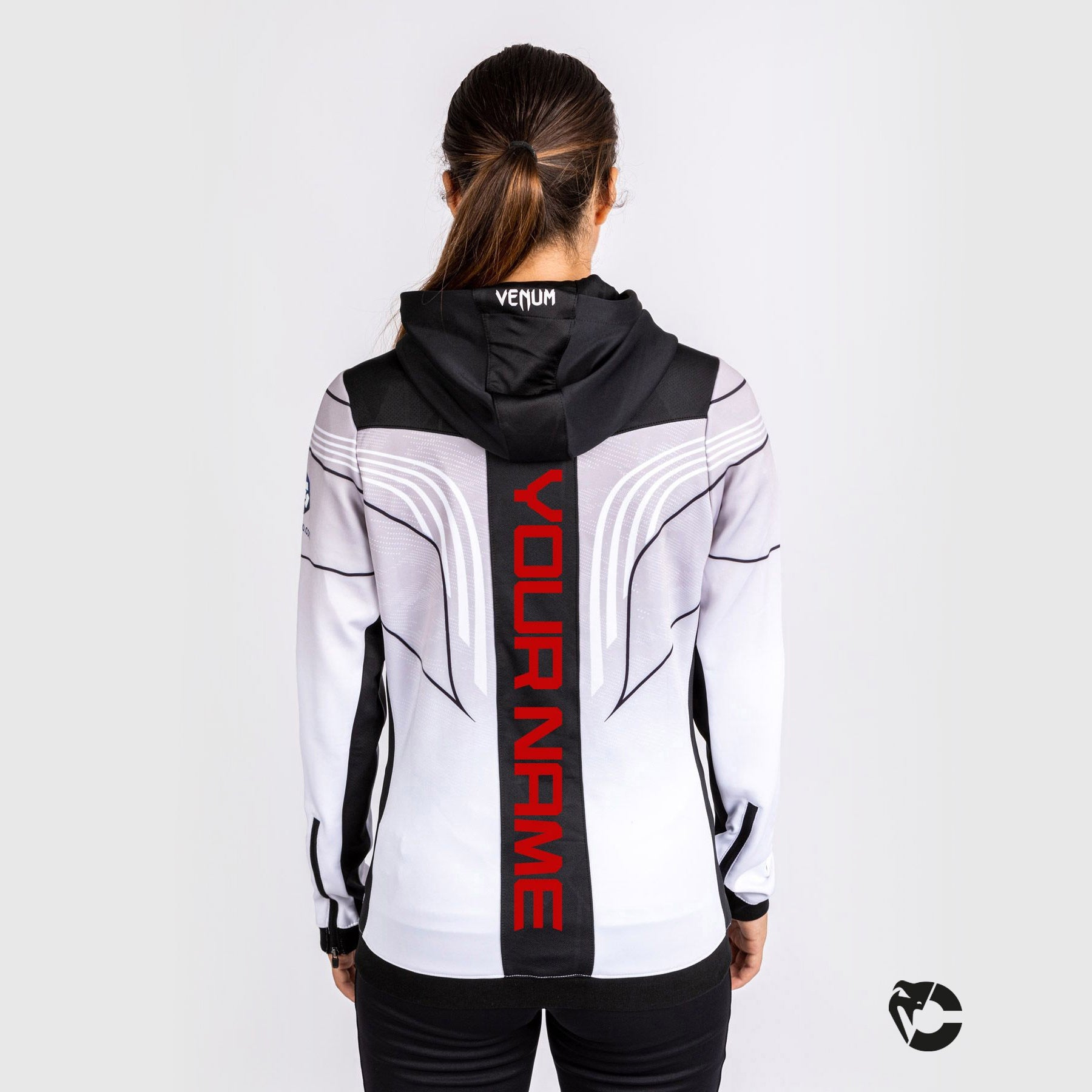 ufc-venum-authentic-fight-night-2-0-walkout-hoodie-damen-personalisiert-wei image 1