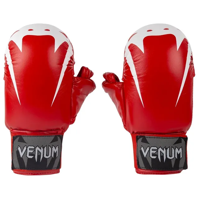 venum-giant-karate-handschuhe-mit-daumen-rot image 1