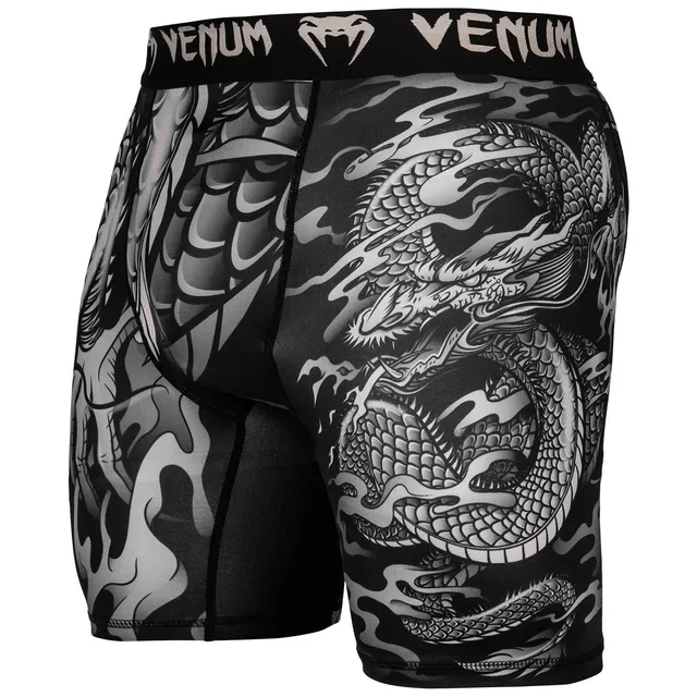 venum-dragon-s-flight-kompressions-shorts-herren-schwarz-sand image 1