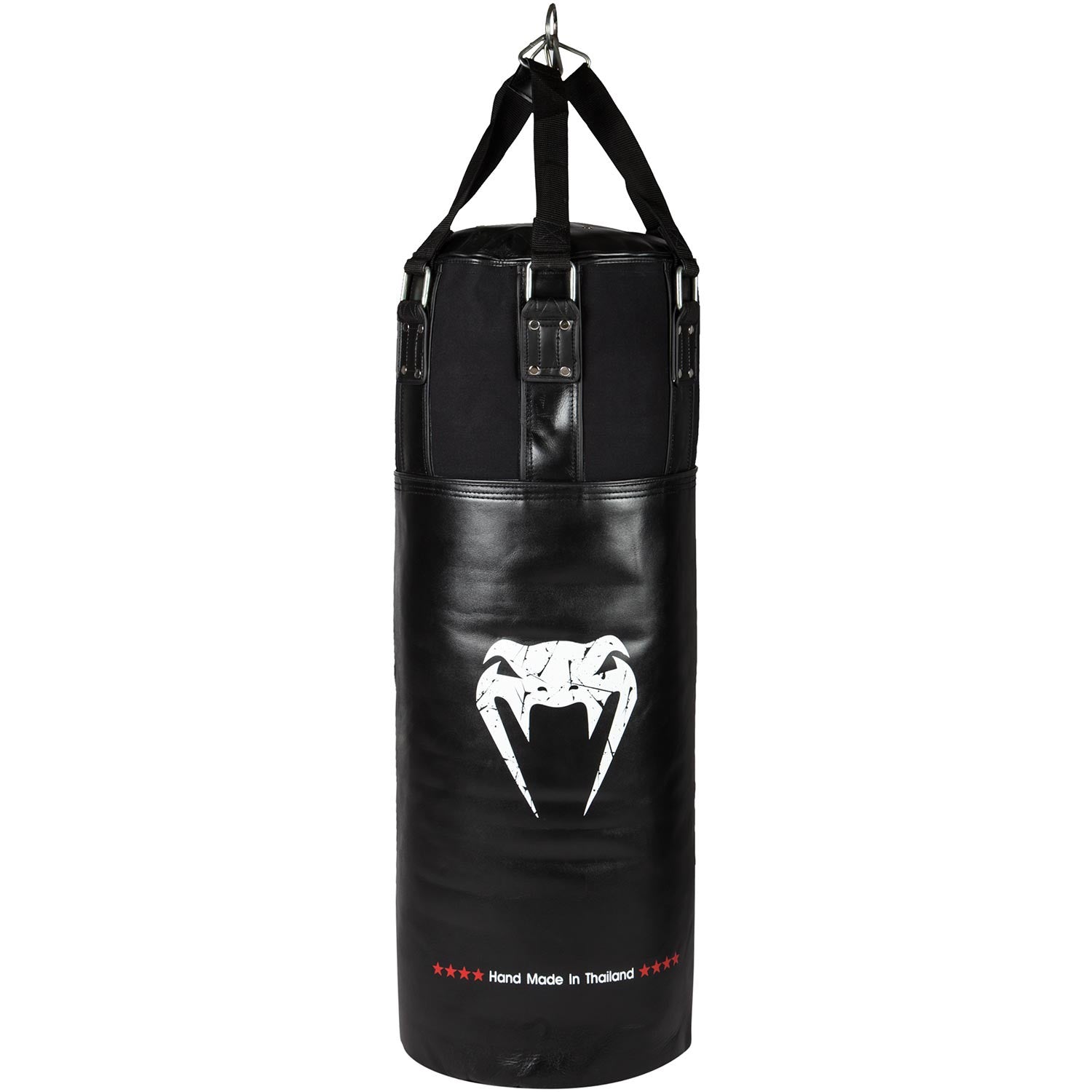 venum-training-boxsack-leder-ungef-llt-schwarz-wei image 1