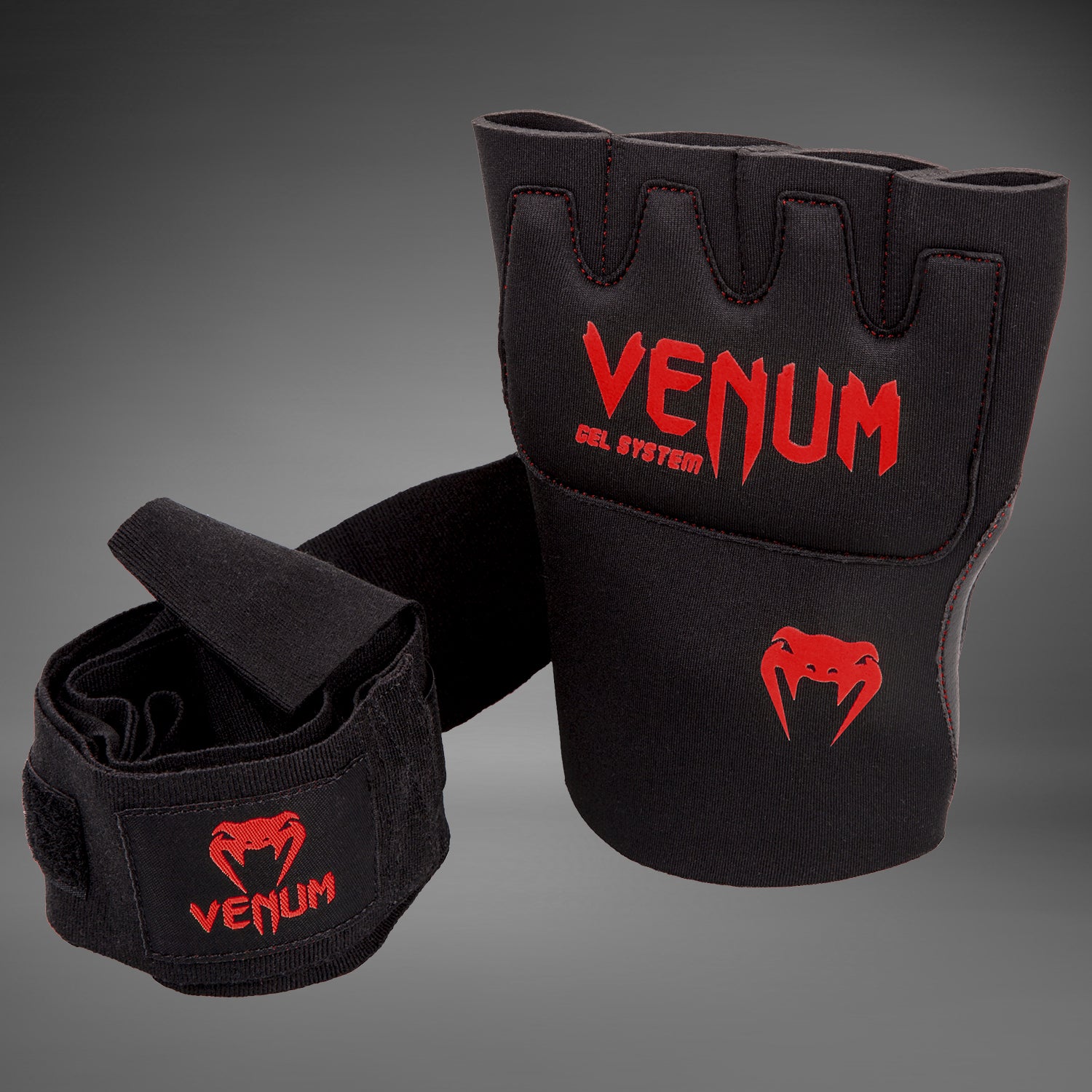 venum-gel-kontact-handwraps-handschuh-wraps-schwarz-rot image 5