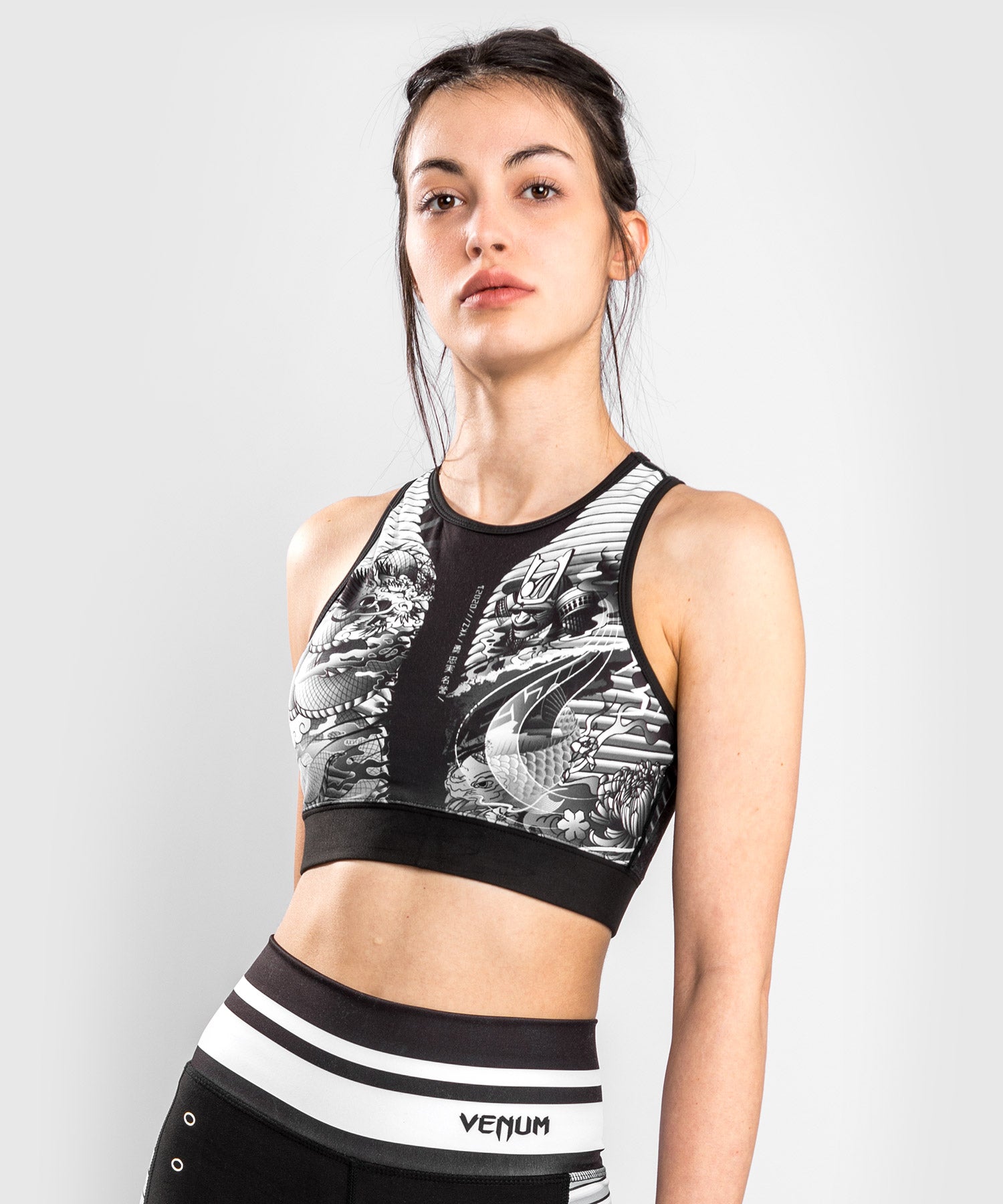 venum-ykz21-sport-bh-damen-schwarz-wei image 7