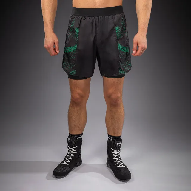 venum-matupa-trainingsshorts-herren-schwarz-gr-n-gold image 1