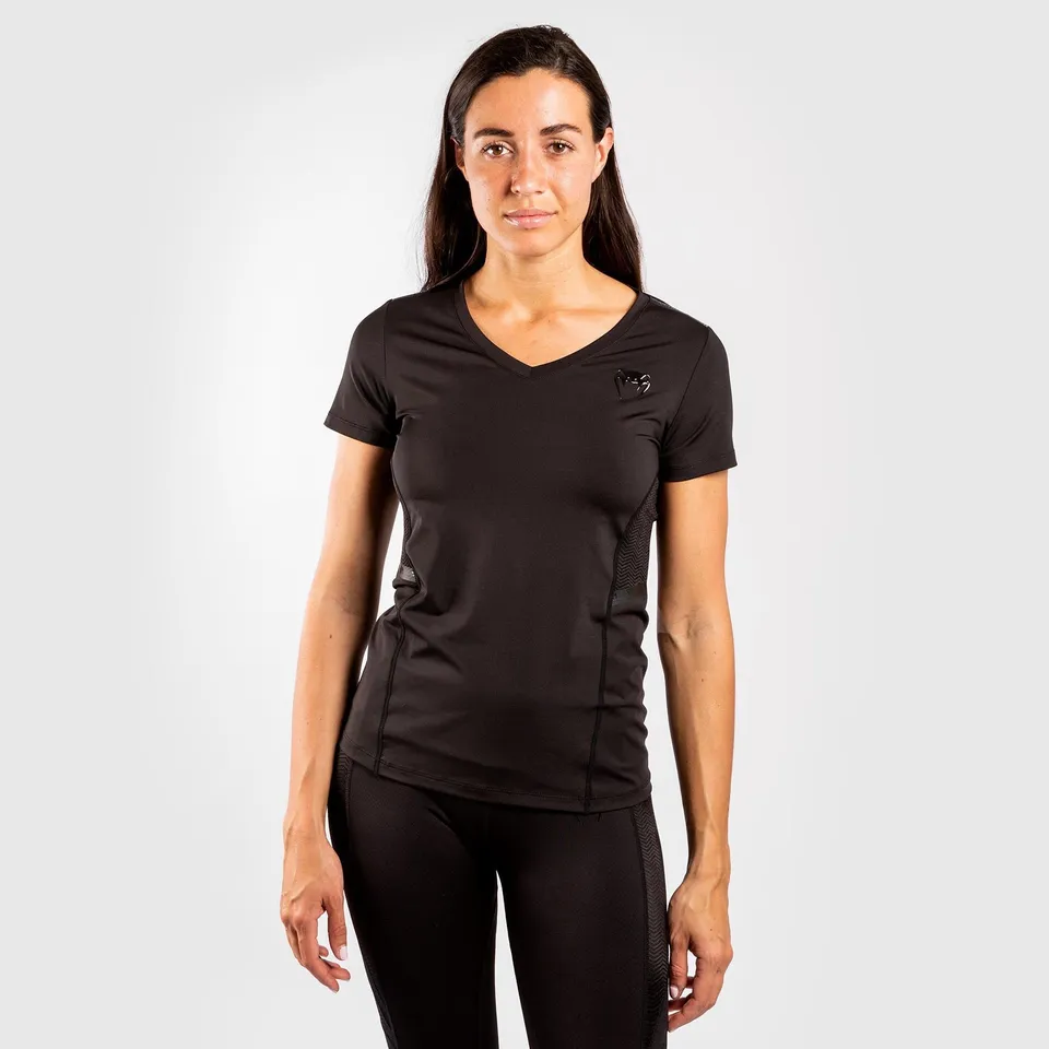venum-g-fit-dry-tech-t-shirt-damen-schwarz-schwarz image 1