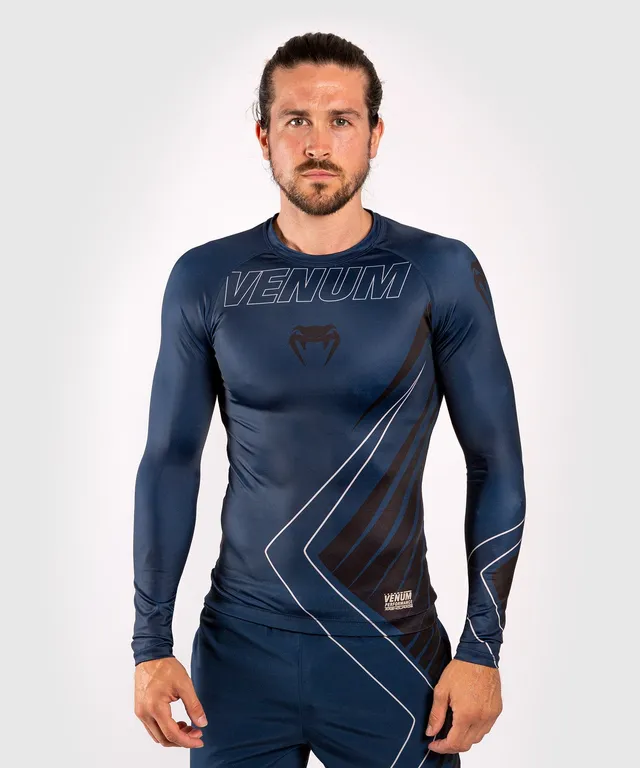 venum-contender-5-0-rashguard-langarm-marineblau-sand image 1