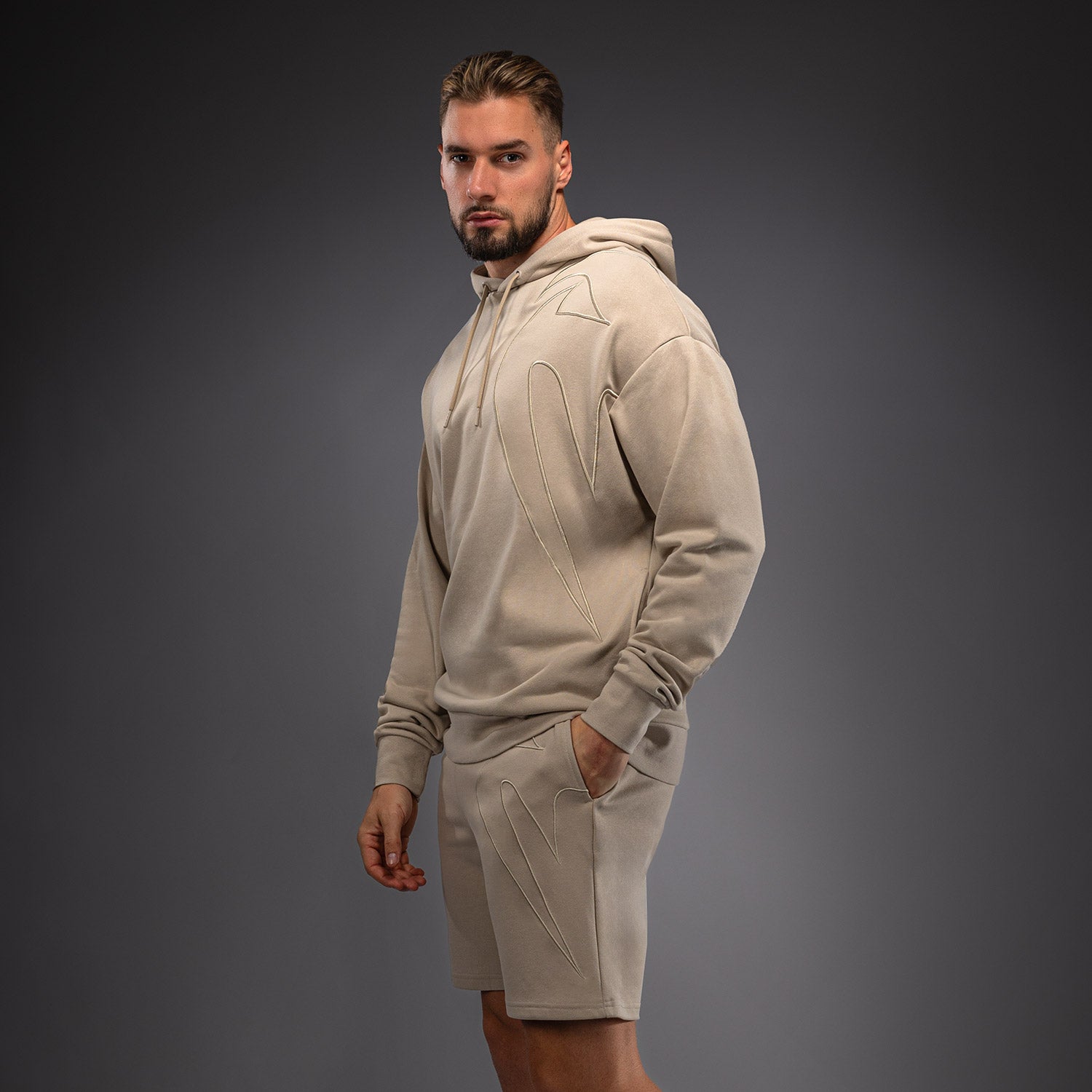 venum-giant-3d-kapuzenpullover-hoodie-hellbeige image 3