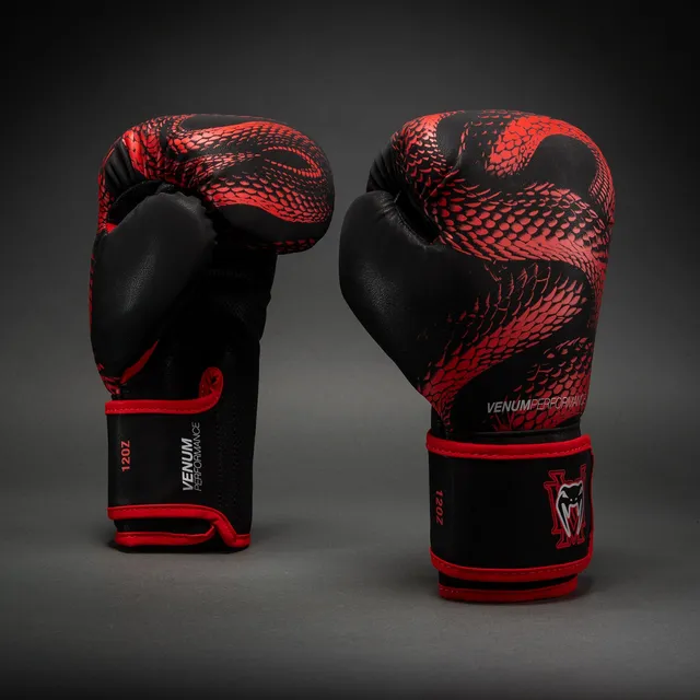 venum-matupa-boxhandschuhe-schwarz-rot-silber image 1