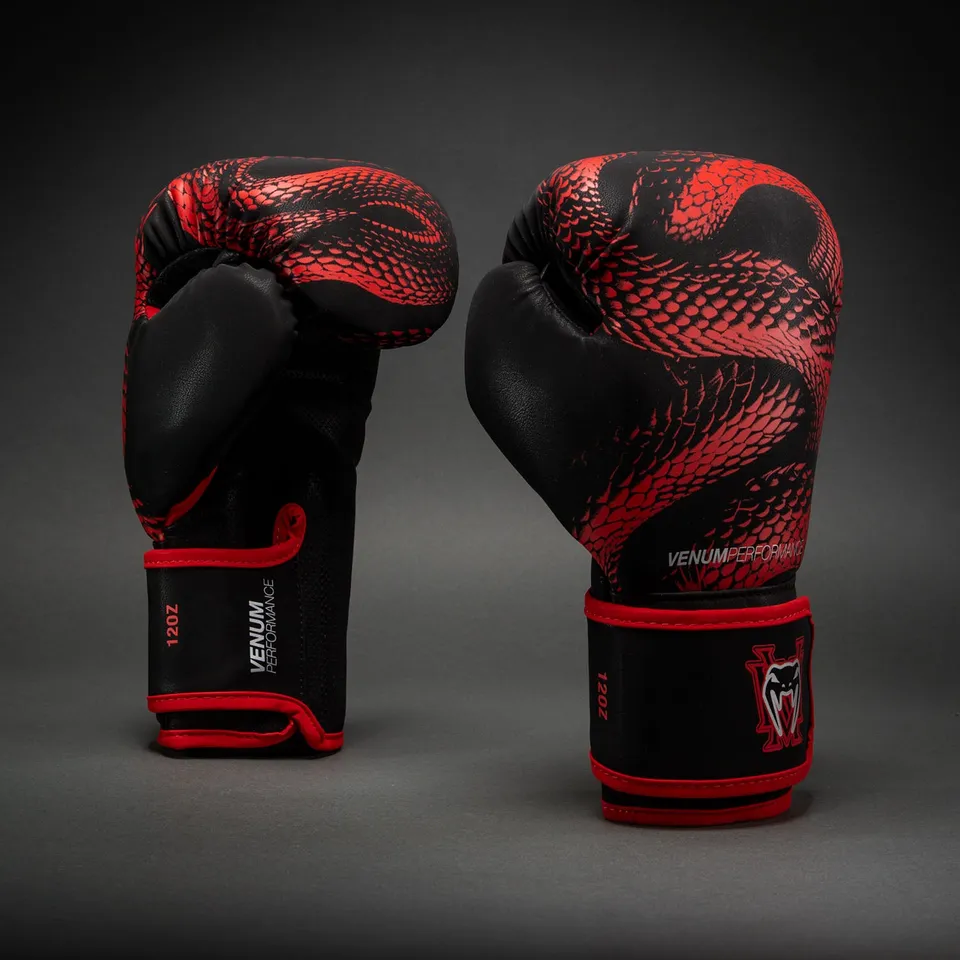 venum-matupa-boxhandschuhe-schwarz-rot-silber image 1