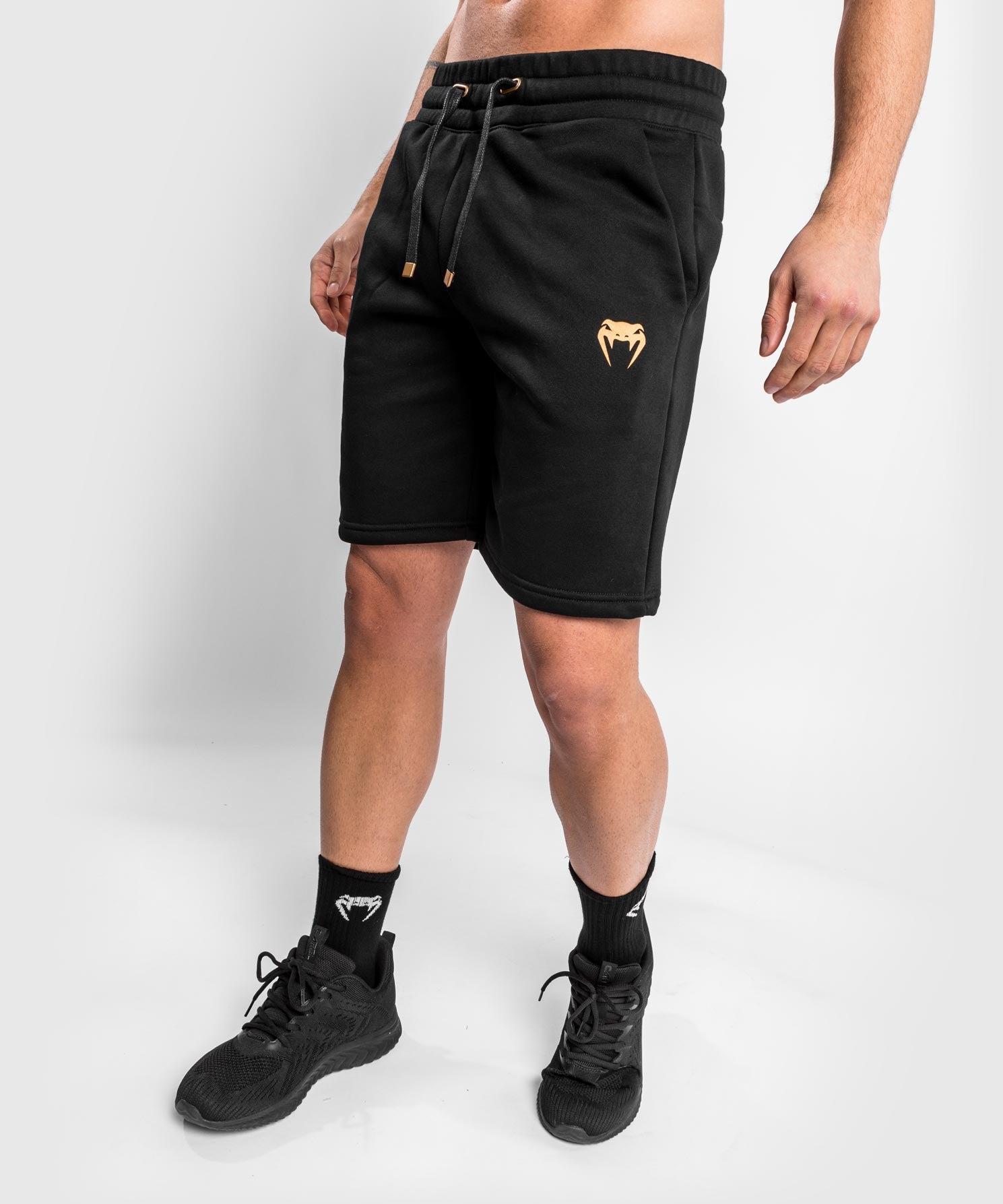 venum-classic-baumwollshorts-schwarz-bronze image 3