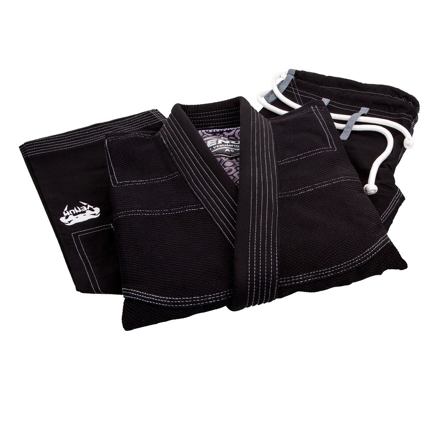 venum-elite-classic-bjj-gi-kampfanzug-schwarz image 4