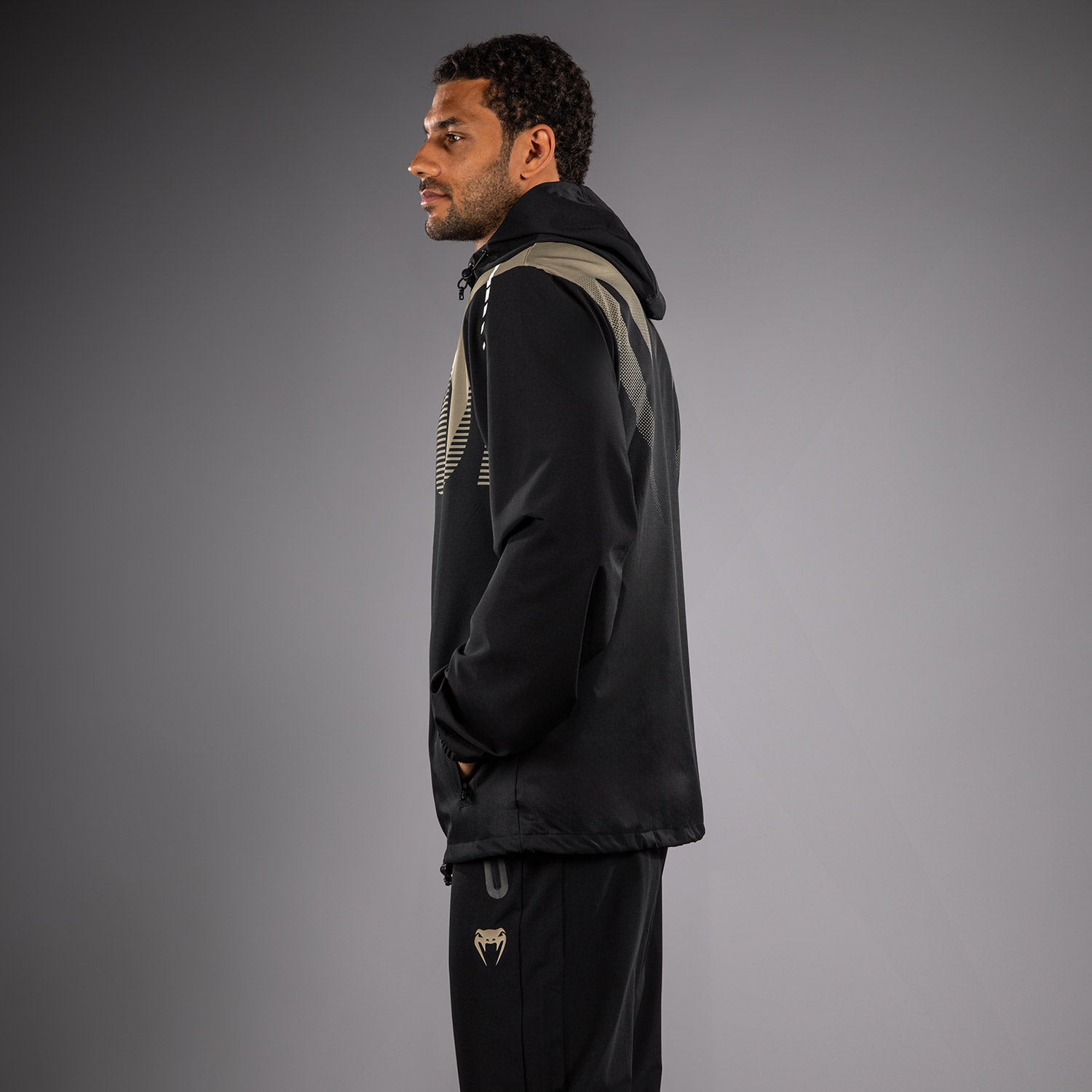 venum-adrenaline-trainingsjacke-schwarz-sand image 4