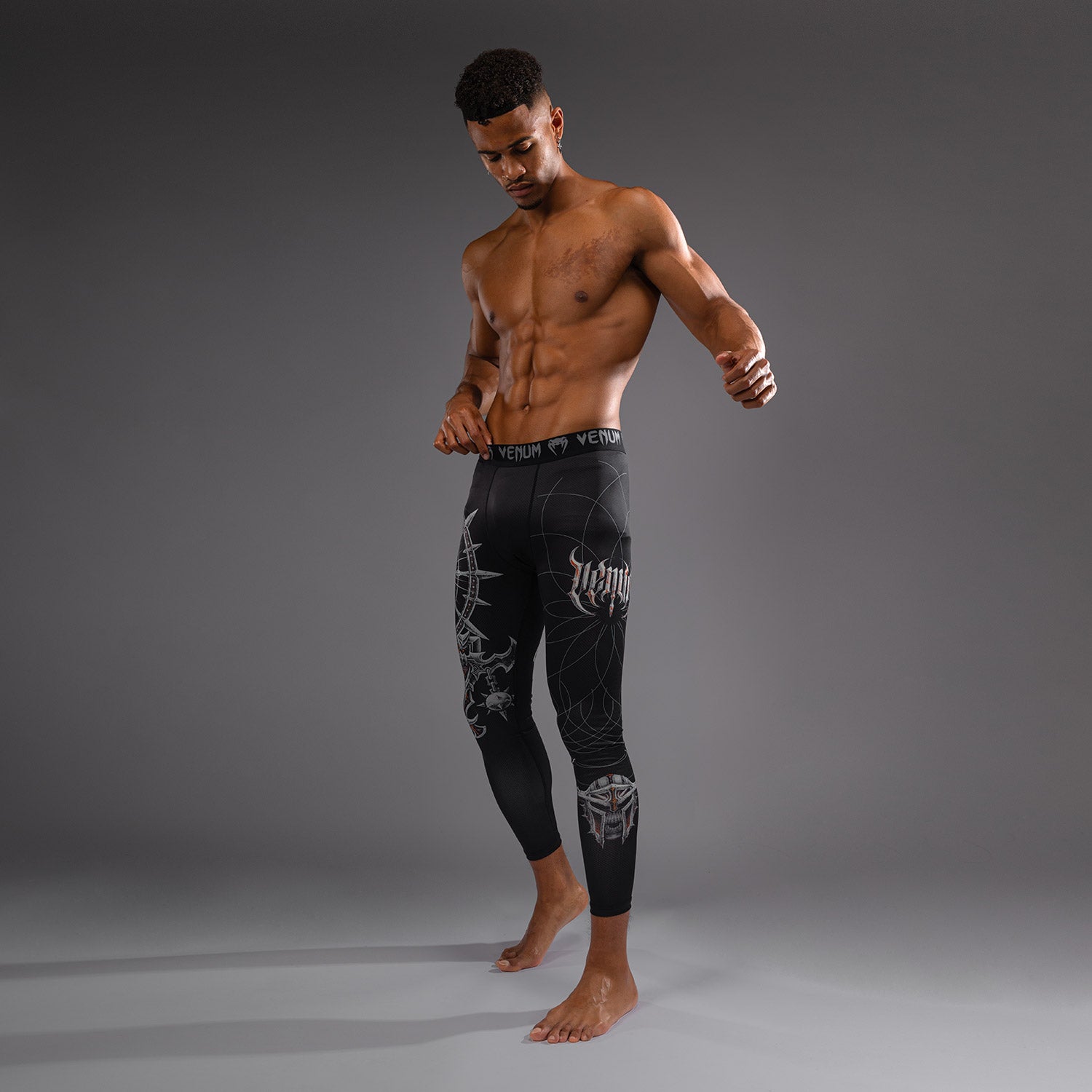 venum-gladiator-5-0-spats-herren-schwarz-silber image 2
