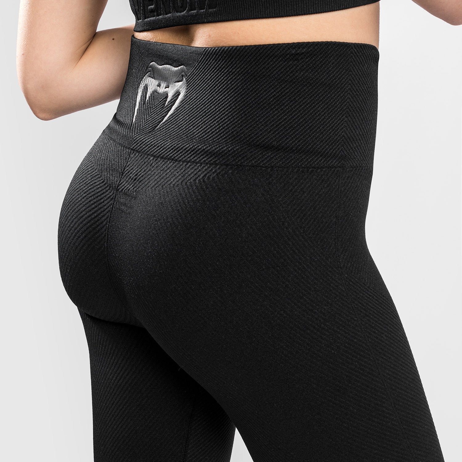 venum-sparring-seamless-leggings-damen-schwarz image 7