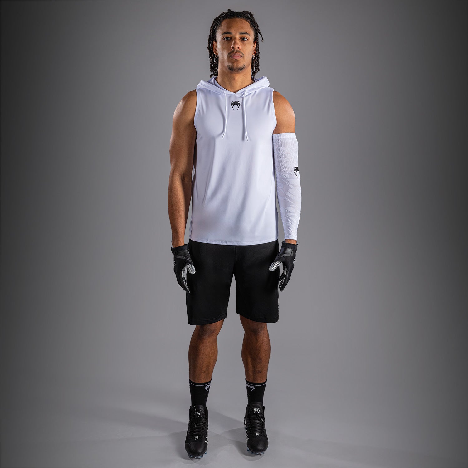 venum-elite-rmelloser-dry-tech-kapuzenpullover-wei image 1