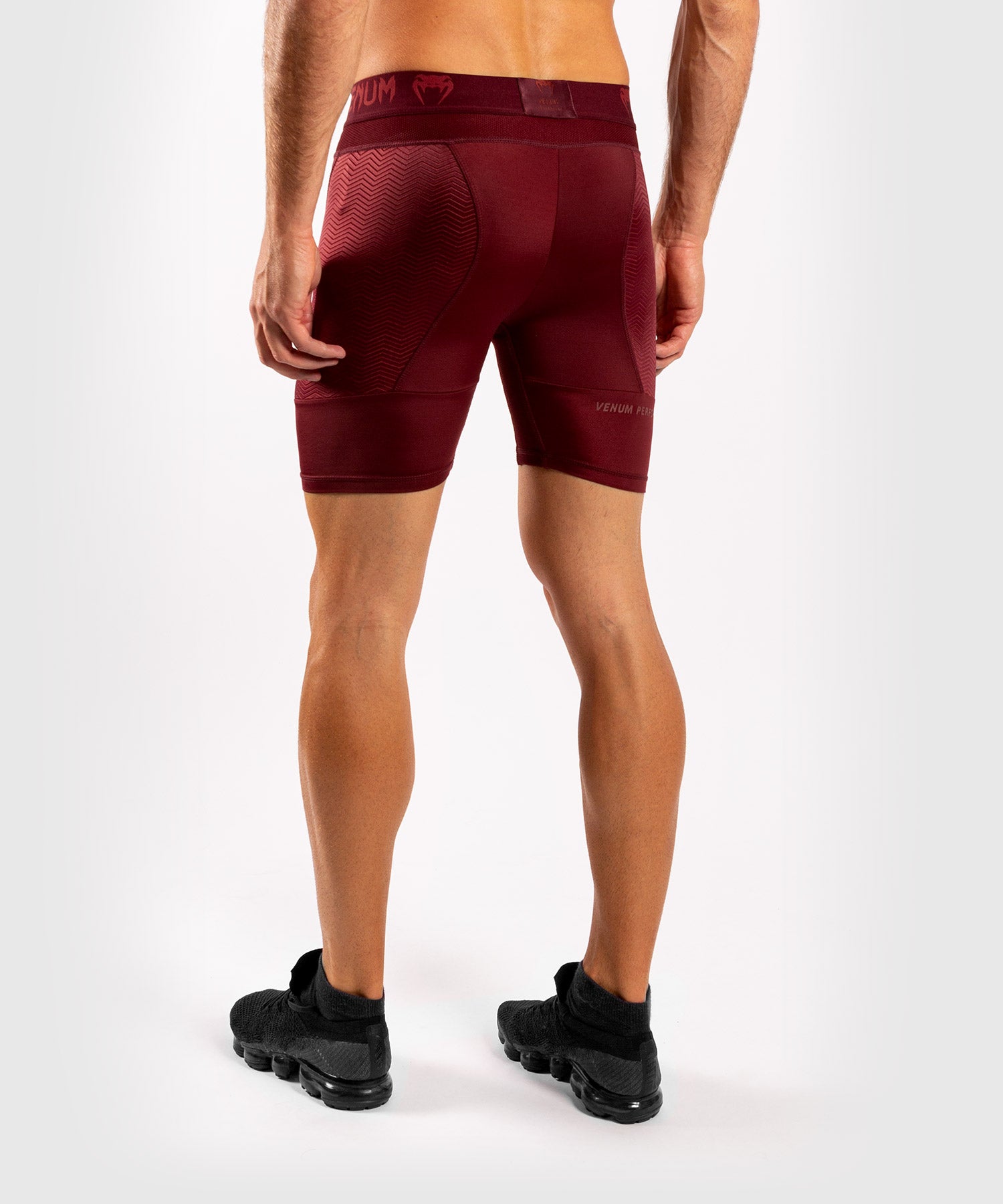 venum-g-fit-kompressions-shorts-herren-burgundrot image 3