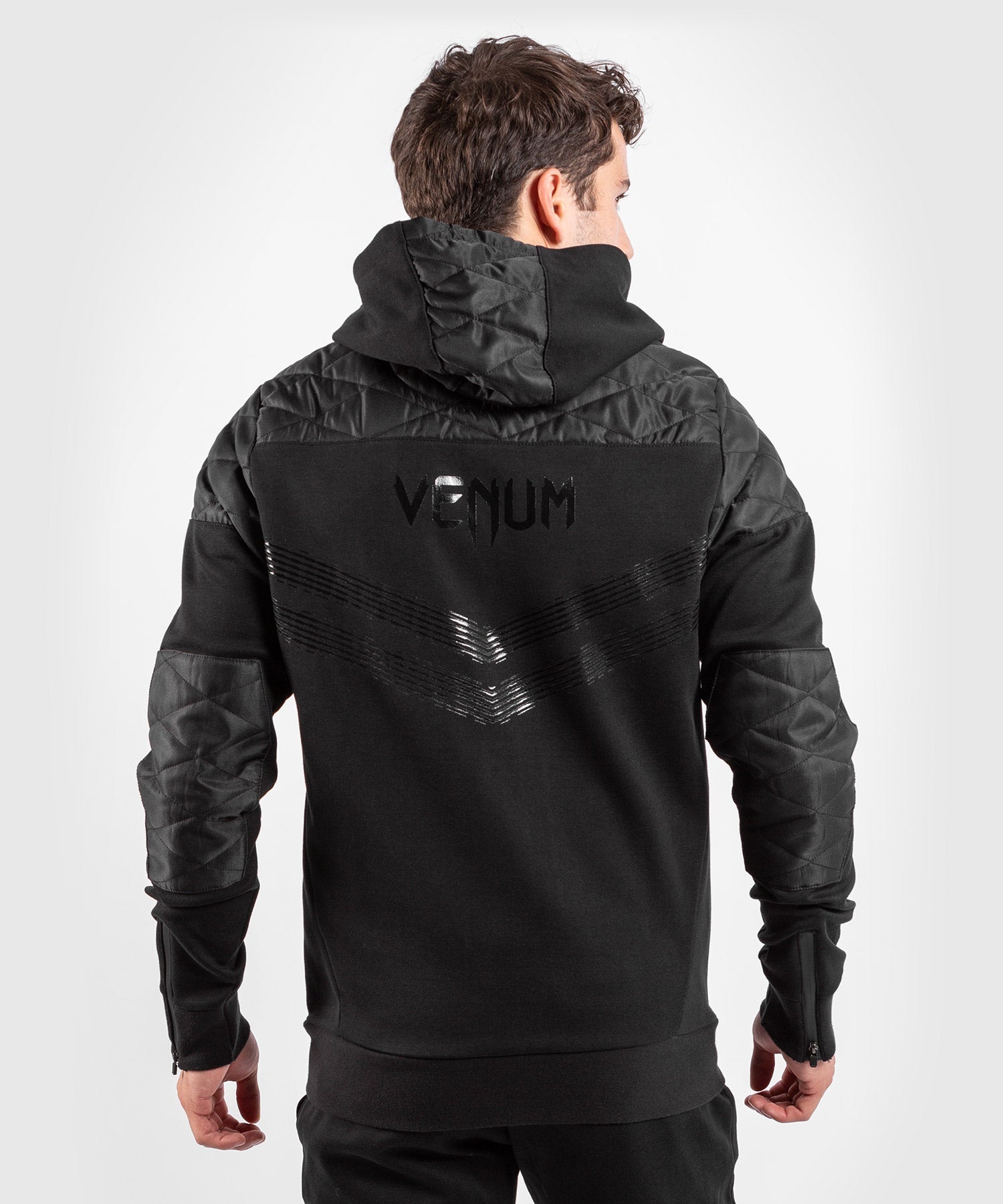 venum-laser-2-0-hoodie-sweatshirt-schwarz-schwarz image 2