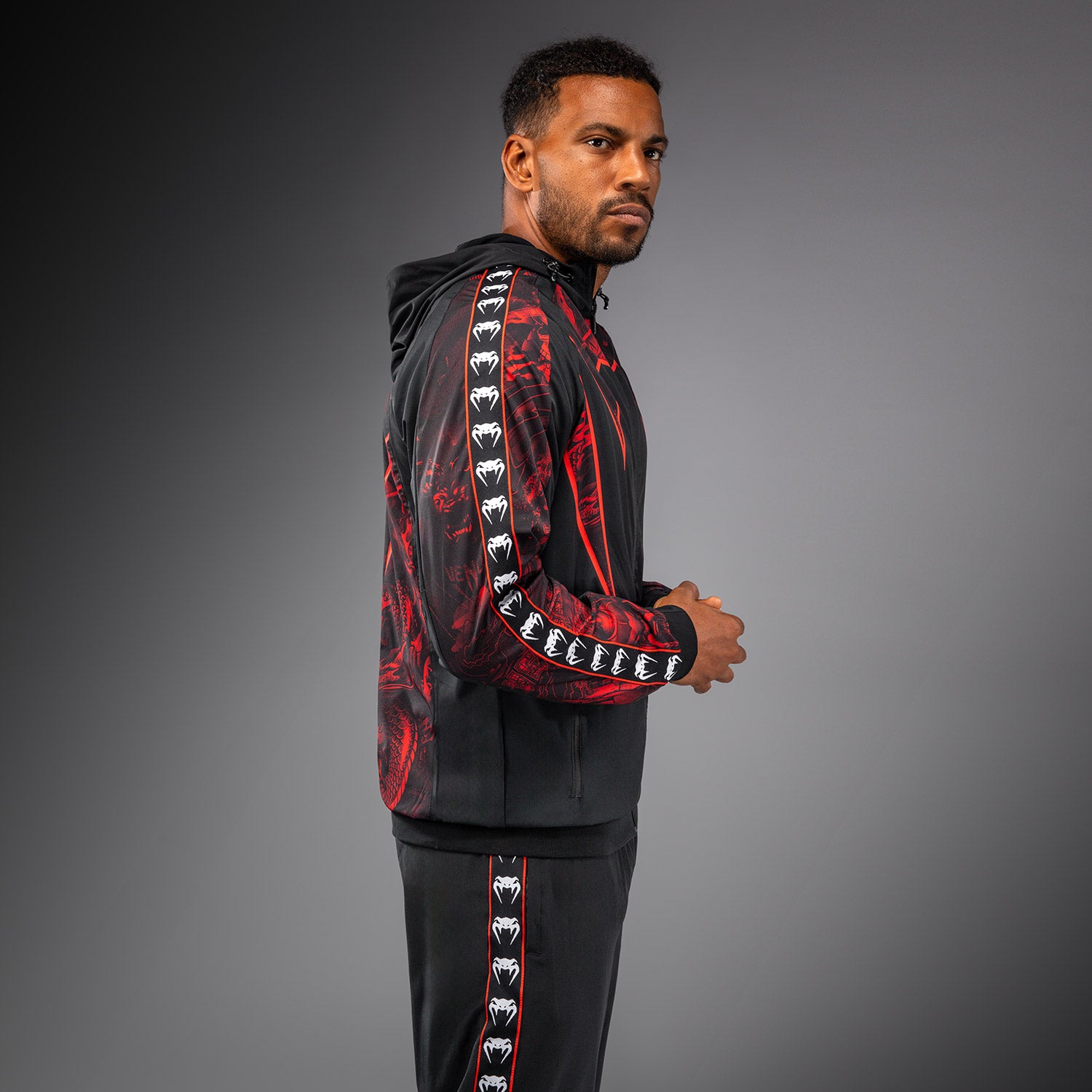 venum-20th-anniversary-trainingsjacke-schwarz-rot-herren image 3