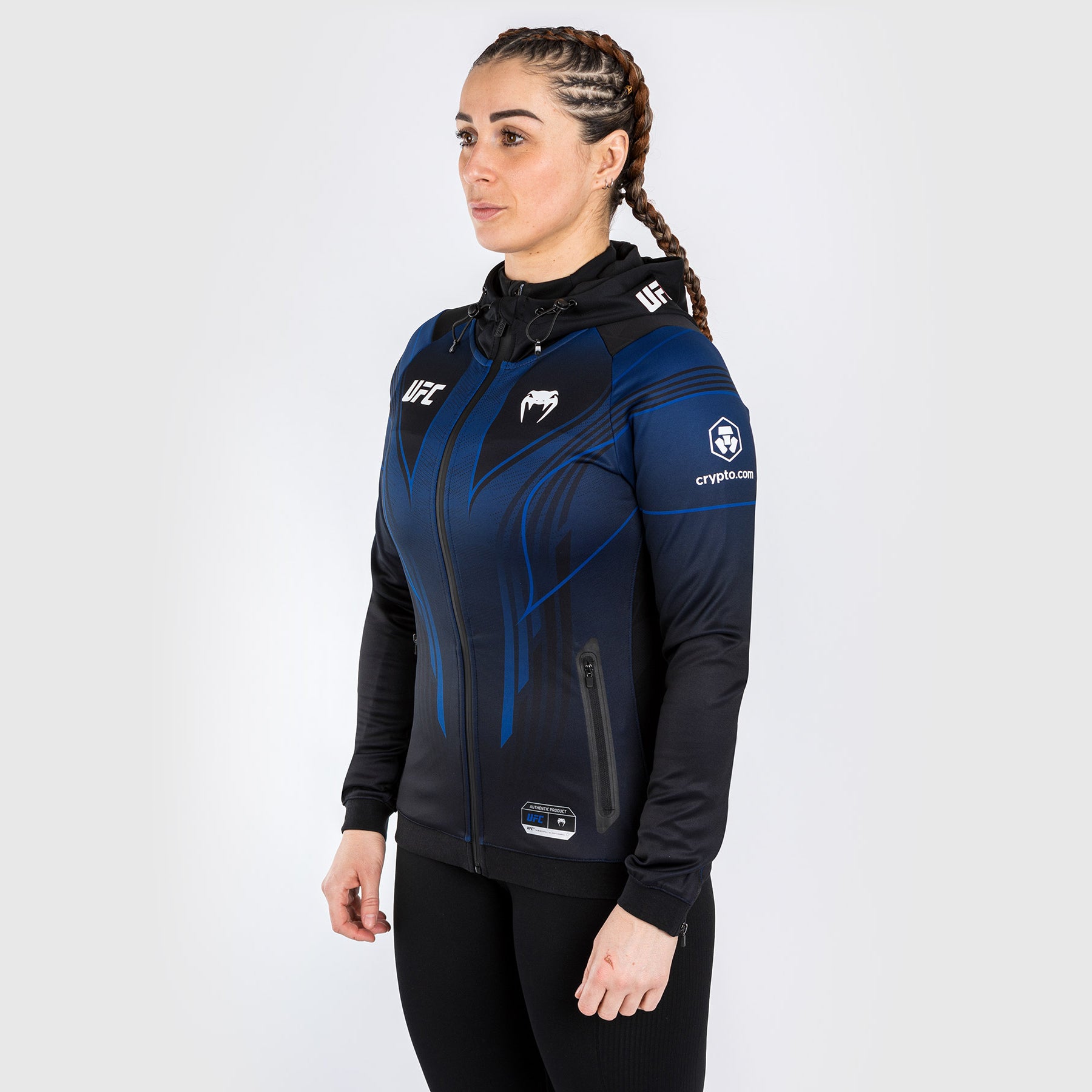 ufc-venum-authentic-fight-night-2-0-walkout-hoodie-f-r-frauen-midnight-edition image 2