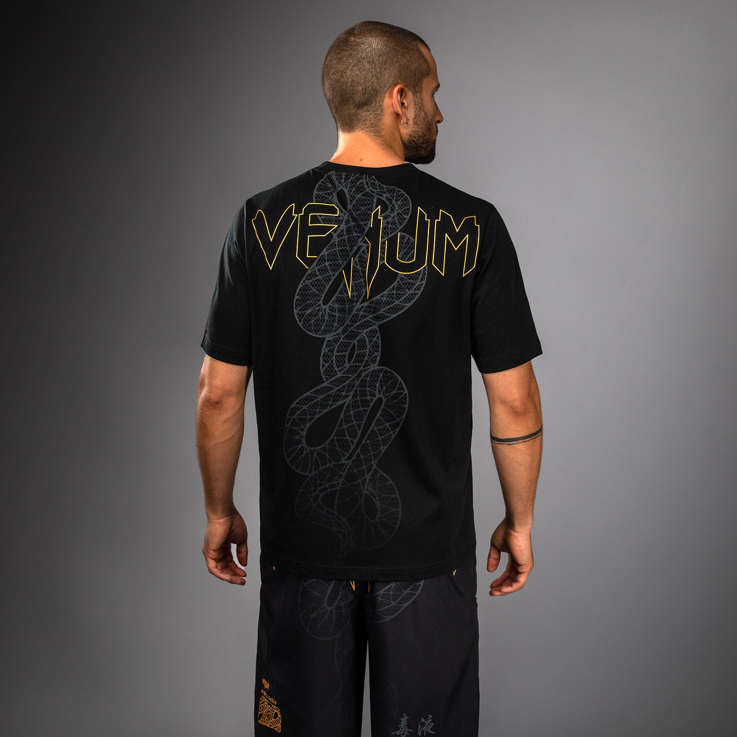 venum-serpenti-t-shirt-schwarz-silber-gold image 1