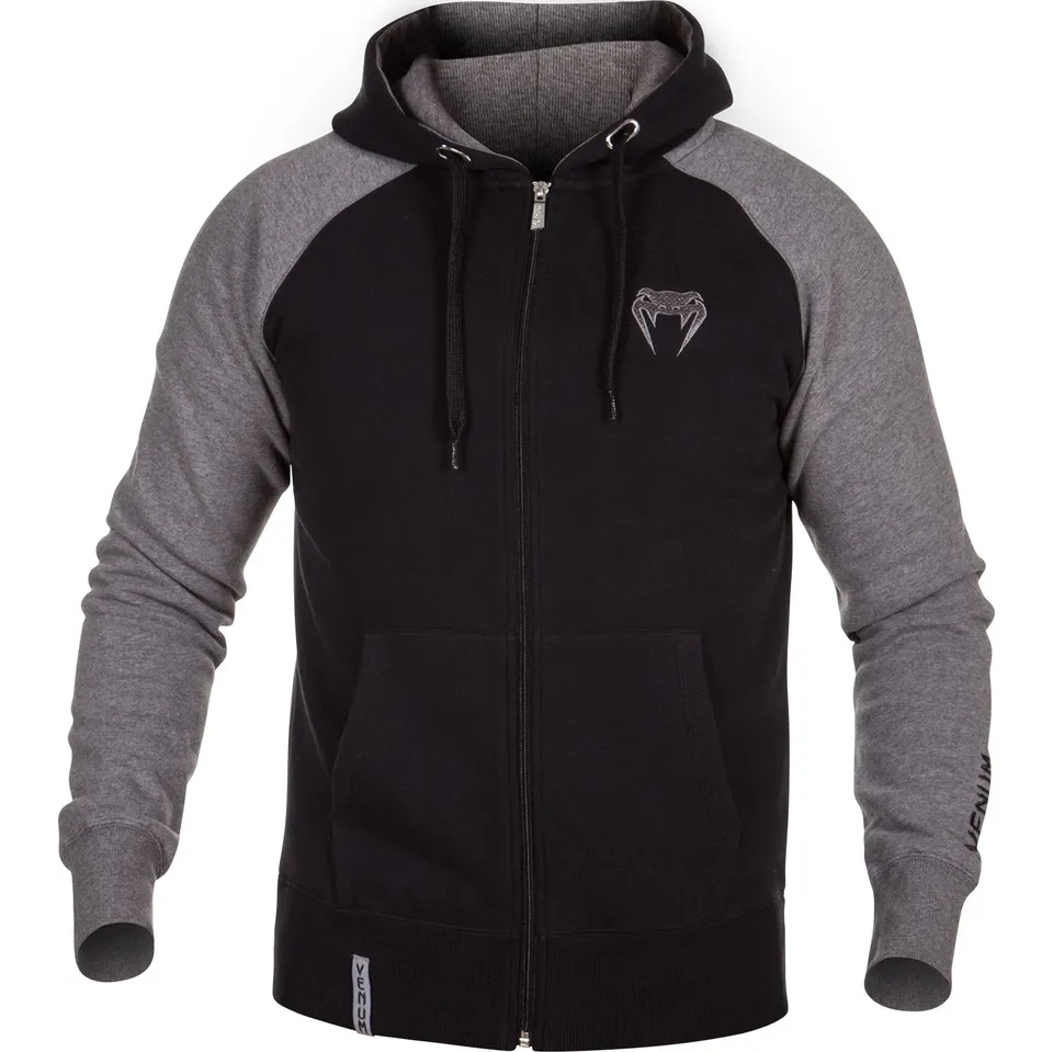 venum-contender-kapuzenpullover-gris-schwarz-herren-hoodie image 1