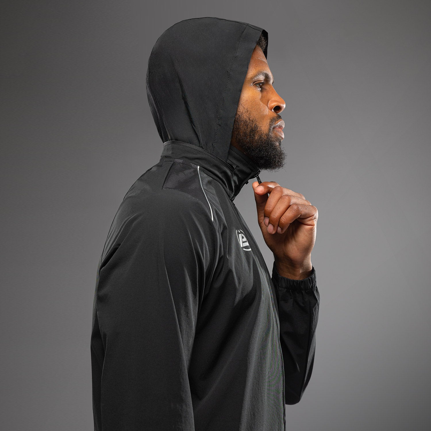 venum-x-polaris-track-jacket-schwarz-grau image 5