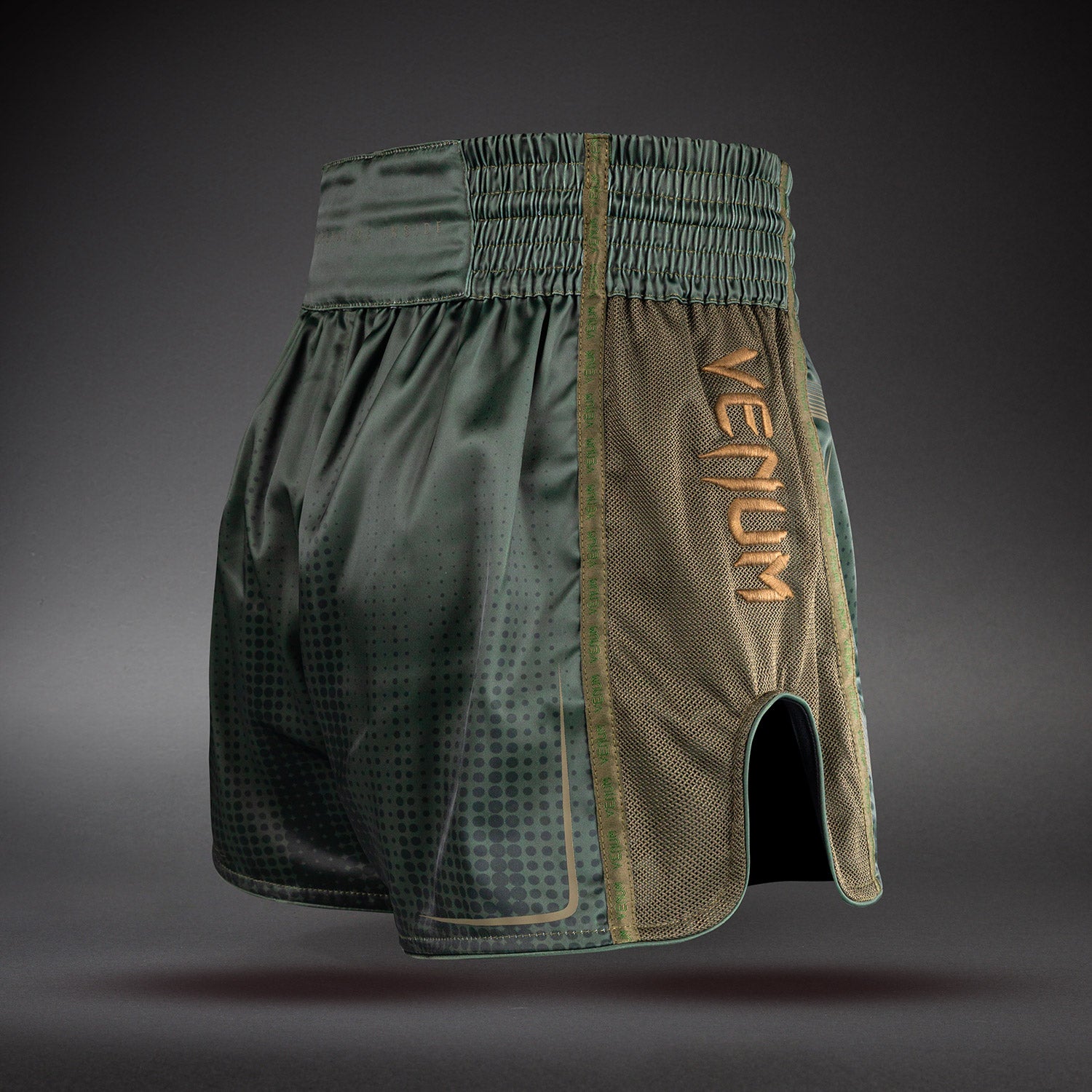 venum-stealth-muay-thai-shorts-khaki-dunkelgr-n image 4