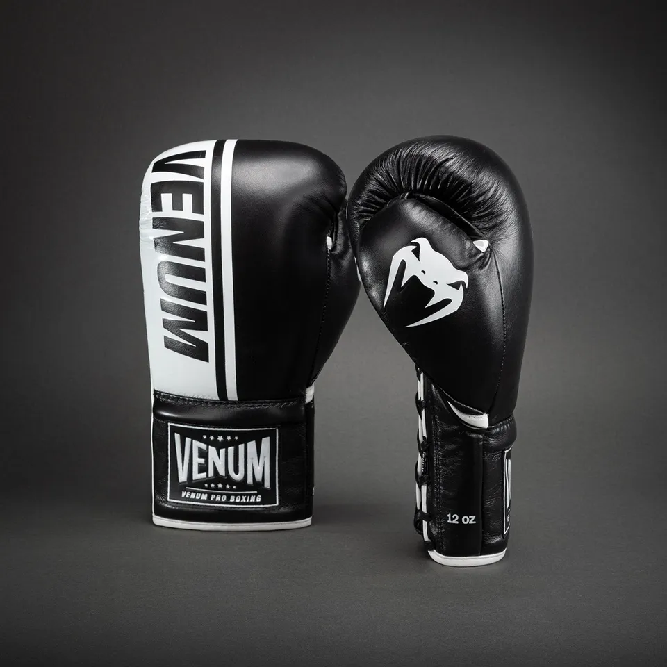 venum-shield-pro-boxhandschuhe-schn-rung-schwarz-wei image 1