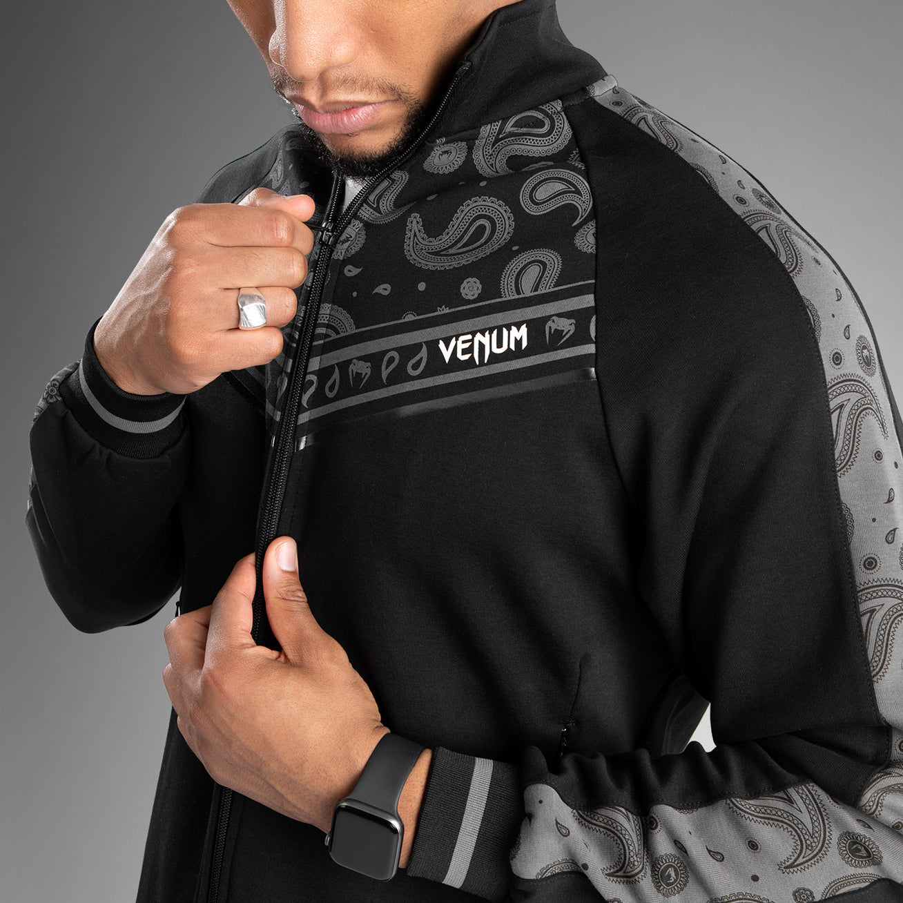 venum-cali-34-track-jacket-schwarz image 2