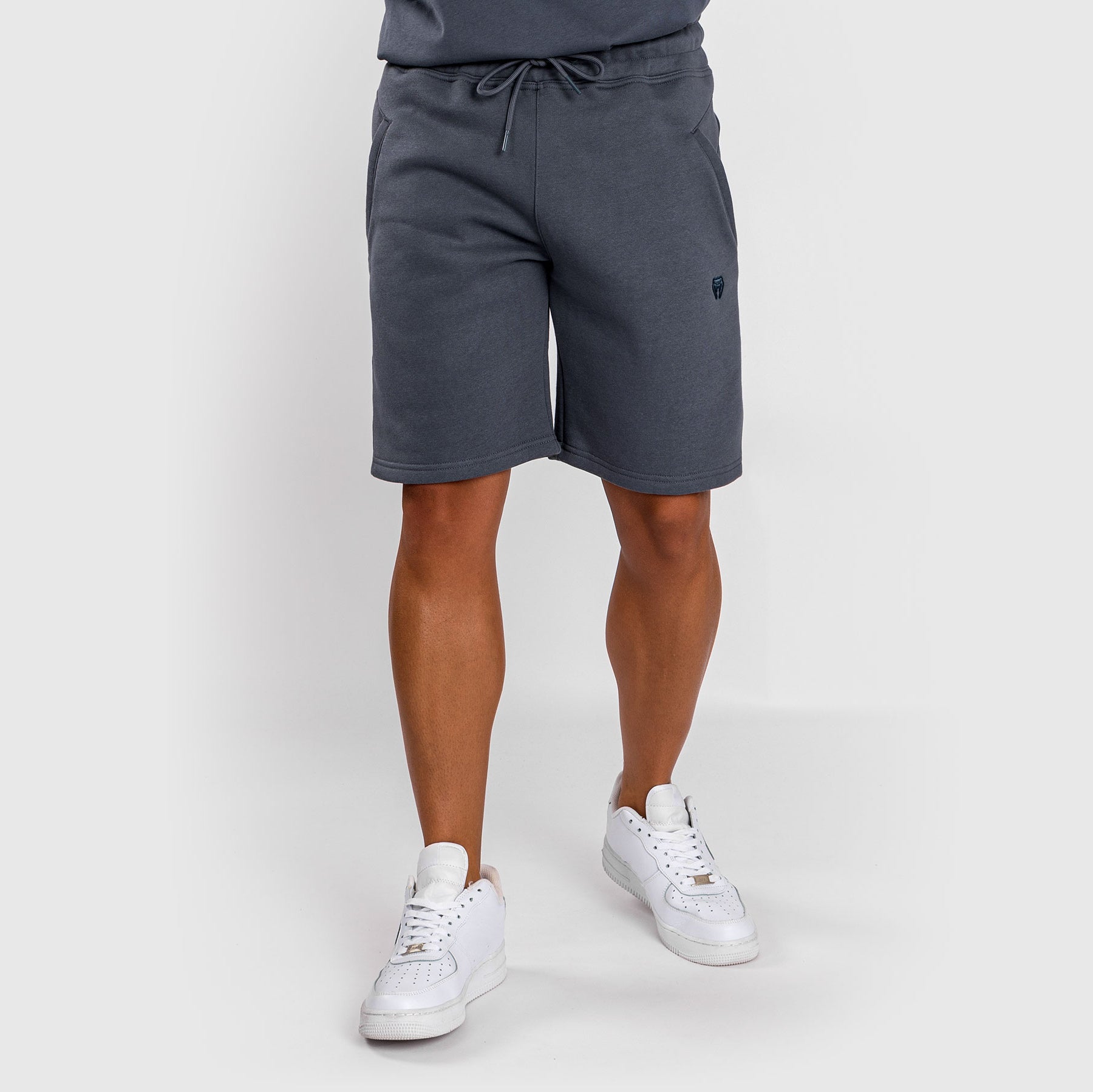 venum-silent-power-baumwoll-short-marineblau image 2