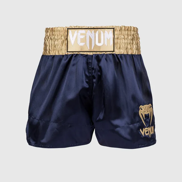 venum-classic-muay-thai-shorts-marineblau-gold image 1