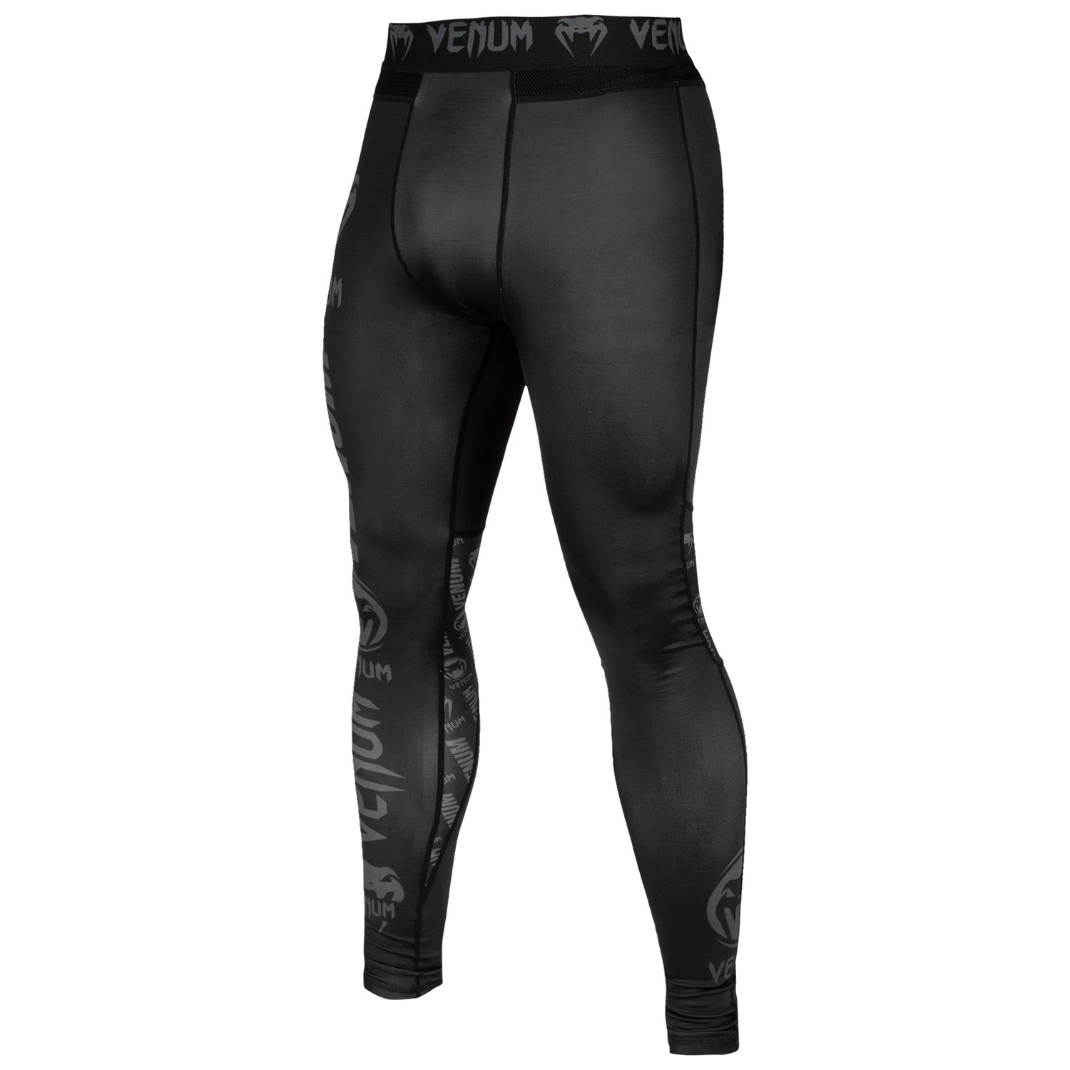 venum-logos-kompressionshose-schwarz-schwarz image 2