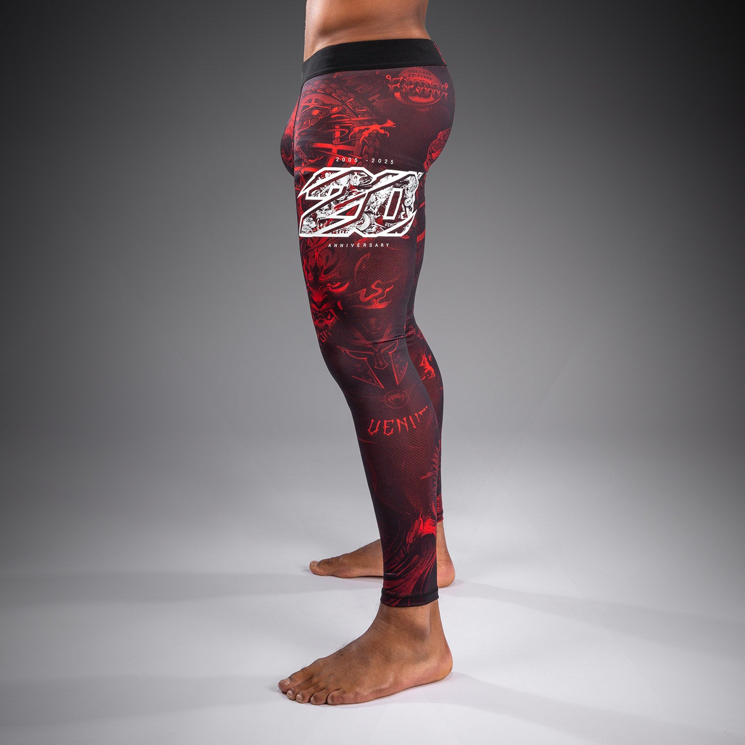 venum-20th-anniversary-spats-herren-schwarz-rot image 2