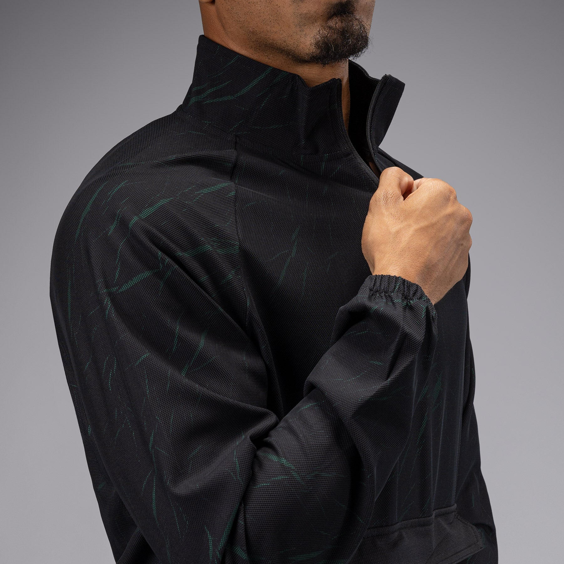 venum-trooper-herren-trainingsanzug-jacke-schwarz-forstgr-n image 6