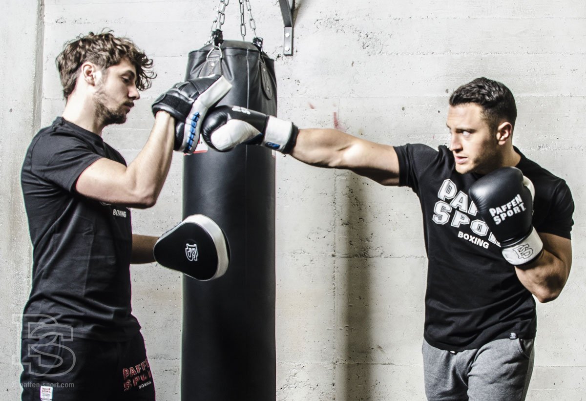 paffen-sport-gel-boxhandschuhe-training-leder-sparringshandschuhe-mit-klettversc image 2