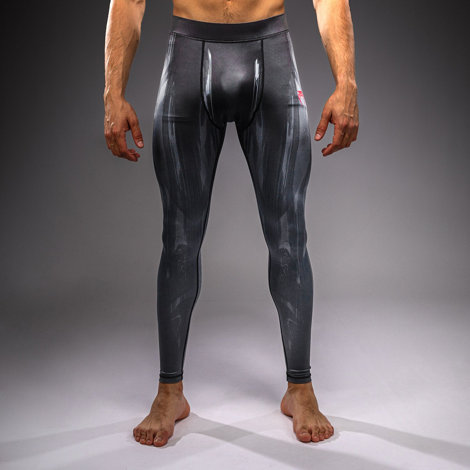 venum-demon-spats-kompressionsleggings-schwarz-grau image 1
