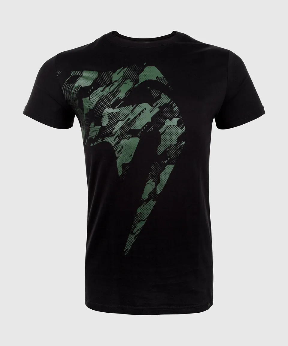 venum-tecmo-giant-t-shirt-schwarz-khaki image 1