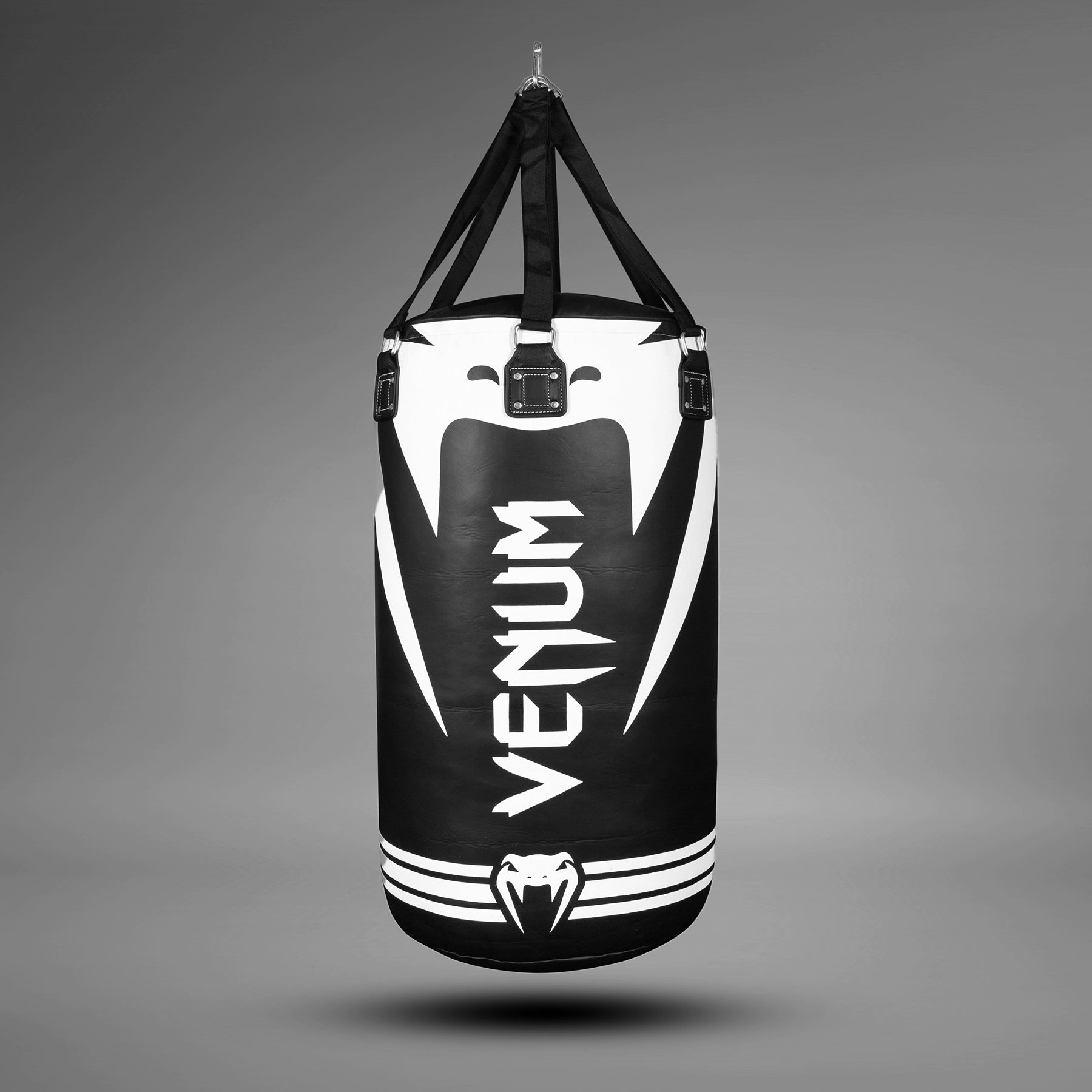 venum-hurricane-heavy-punch-bag-boxsack-schwarz-wei image 1