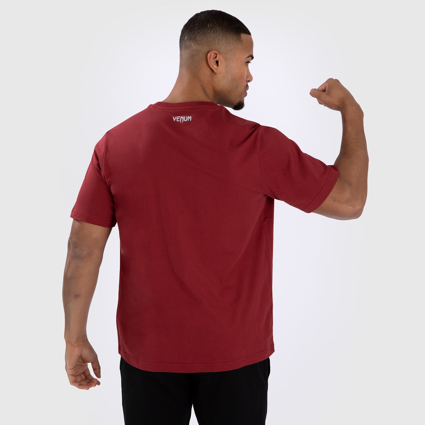 venum-ufc-classic-t-shirt-herren-rot-wei-baumwolle image 2