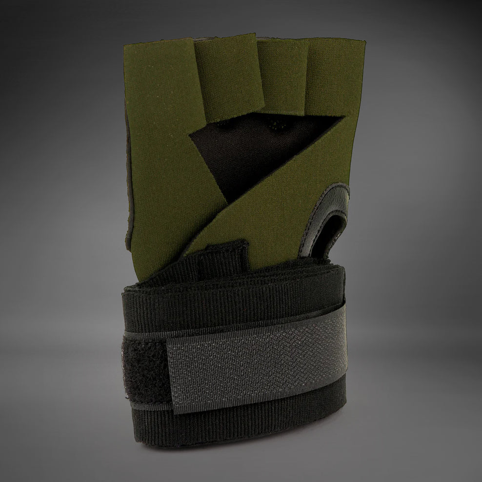venum-kontact-gel-handschuh-wraps-khaki-schwarz image 3