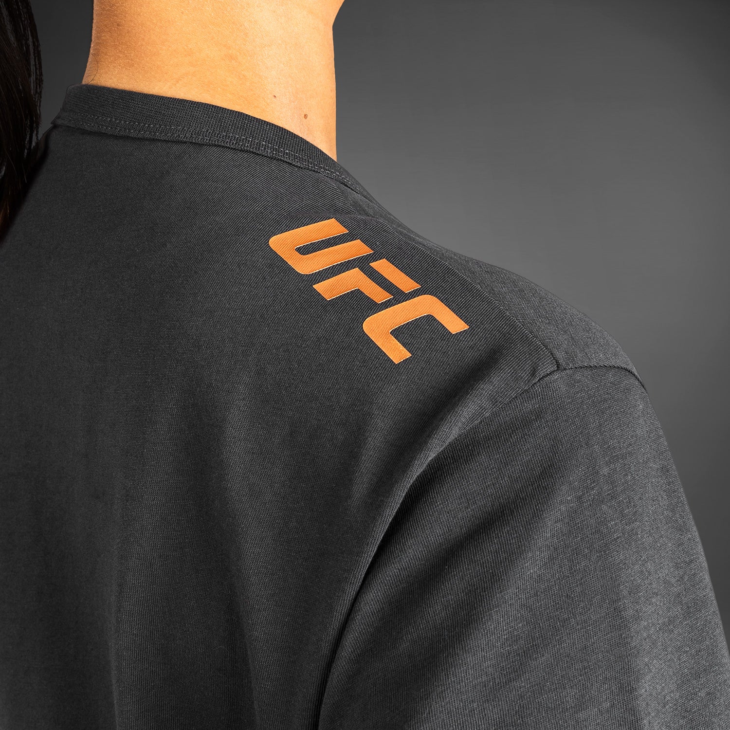 ufc-adrenaline-by-venum-fight-week-damen-t-shirt-kurzarm-charcoal-grey image 6